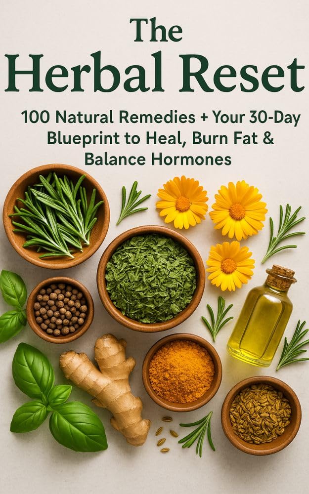 The Herbal Reset: 100 Natural Remedies + Your 30-Day Blueprint to Heal, Burn Fat & Balance Hormones