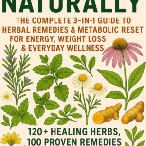 61q3lUZryPL._SL1000_ Healing Naturally: The Complete 3-in-1 Guide to Herbal Remedies & Metabolic Reset for Energy, Weight Loss & Everyday Wellness: 120+ Healing Herbs, 100 Proven Remedies & a 30-Day Plan to Burn Fat
