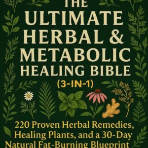 61ulI6lTUiL._SL1000_ The Ultimate Herbal & Metabolic Healing Bible (3-in-1): 220 Proven Herbal Remedies, Healing Plants, and a 30-Day Natural Fat-Burning Blueprint: The Complete Guide to Growing & Using Medicinal Herbs